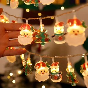 クリスマスLEDストリングライト、屋内外ストリングライト、USB対応、長さ3メートル