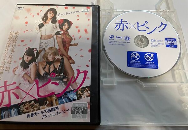 DVD 「赤×ピンク」 芳賀優里亜 多田あさみ 水崎綾女 小池里奈 レンタル落ち