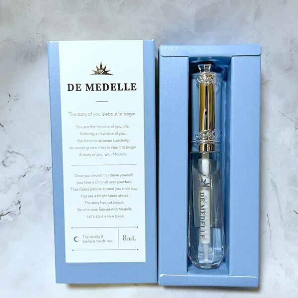 mdelle メデル デ メデル まつ毛美容液 8ml 筆タイプ まゆ毛 アイケア 目元 ヒト幹細胞培養液 まつ毛 まつ毛パーマ