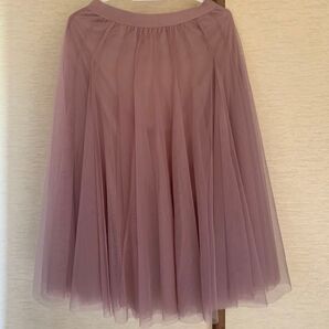 美品 スカート ピンク チュールスカート 可愛い 夏