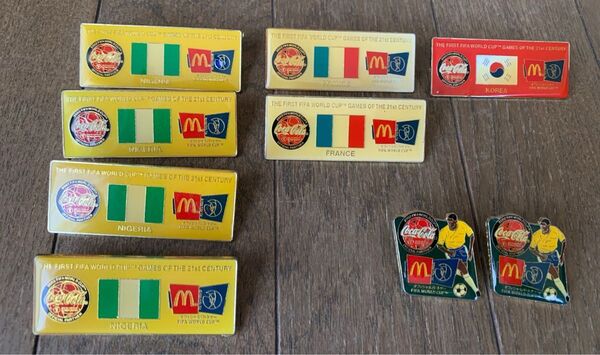 FIFA WORLD CUP マクドナルド コカコーラ!コラボ ピンバッジ