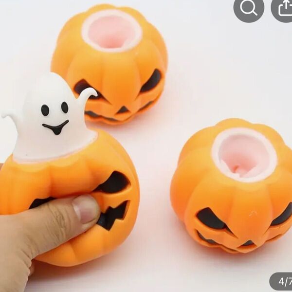 ハロウィン スクイーズ カボチャ ジャックオランタン オバケ プレゼント ギフト パーティー インテリア 雑貨 小物