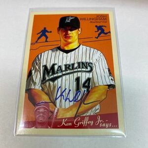 Josh Willingham 2008 UD Goudey auto