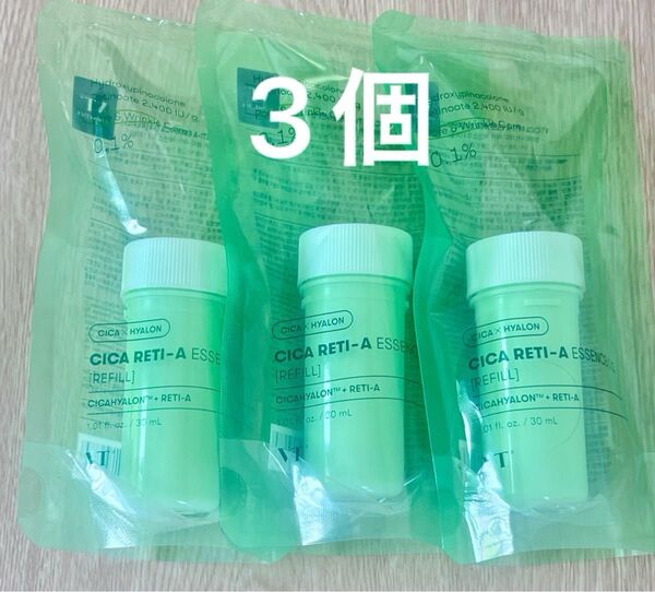 VT ブイティー 美容液 レチノール シカレチA エッセンス 0.1 30ml レフィル3本
