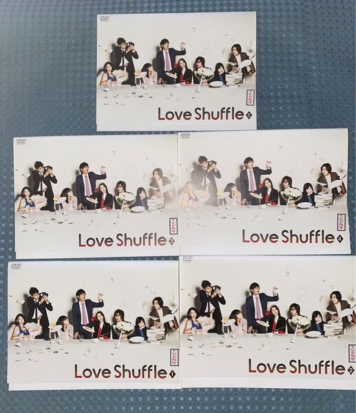 【送料込】Love Shuffle 1巻〜5巻 レンタルDVD 全巻セット 玉木宏 香里奈 松田翔太 吉高由里子 貫地谷しほり