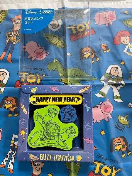 バズライトイヤー年賀スタンプセット トイストーリー はんこ エイリアン