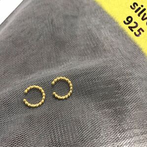 s925 ボール イヤーカフ イヤーカフ(両耳用) ゴールド