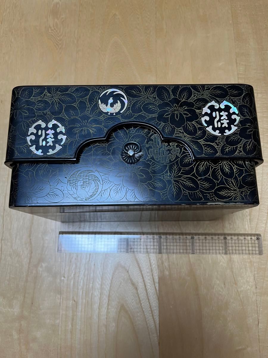 【即出荷】 長方形 芳豪 工芸 螺鈿 板 飾り 漆 高級 工芸品 らでん 貝細工 工芸品