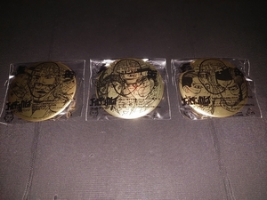  золотой Kamui жестяная банка значок 3 вида комплект 