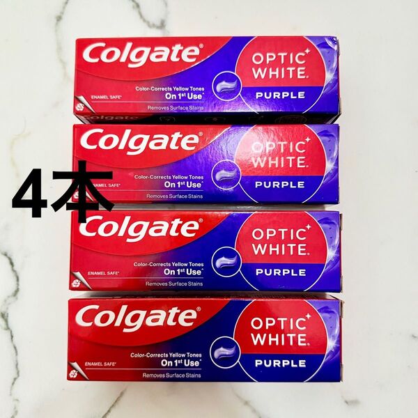 コルゲート オプティック ホワイト100g×4本セット