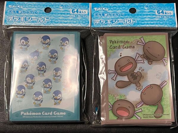 バラ売りOK!【新品未開封】ポケモンカードゲーム デッキシールド 2点セット パルデアウパー ポッチャマ サプライ スリーブ