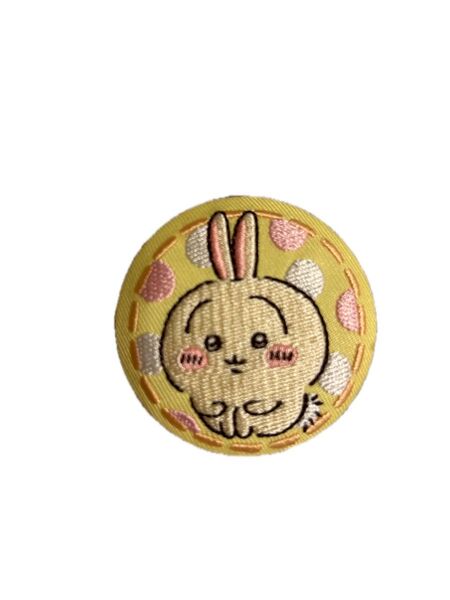 ちいかわ 刺繍缶バッジ うさぎ
