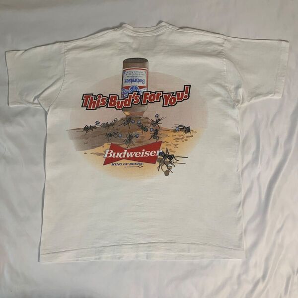 Budweiser【バドワイザー】vintage 90s 企業 Tシャツ