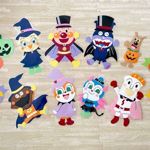 アンパンマン壁面 ガーランド アンパンマンハロウィン アンパンマン飾り