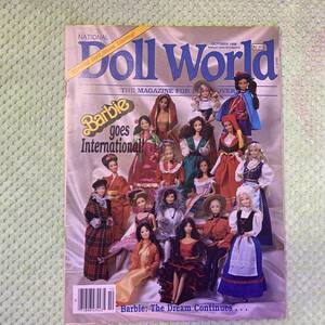【National Doll World】1988年10月号★雑誌・マガジン★Barbie・バービー★ファッション・ドール★ビスク・ポーセリン ドール★ぬいぐるみ