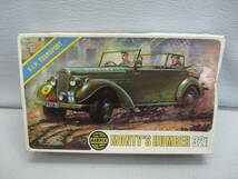 AIRFIX エアフィックス MONTY'S　HUNBER「モントゴメリー元帥 使用車　ハンバー・スナイプ・スタッフカー」英国製 未組立_画像1