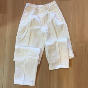  white pants trousers standard refreshing ships ladies L size 