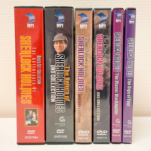 英国 Sherlock Holmes DVD 36 Episodes 18 DVDs シャーロックホームズの冒険 英語 英会話 教材 学習 ジェレミーブレット インタビュー