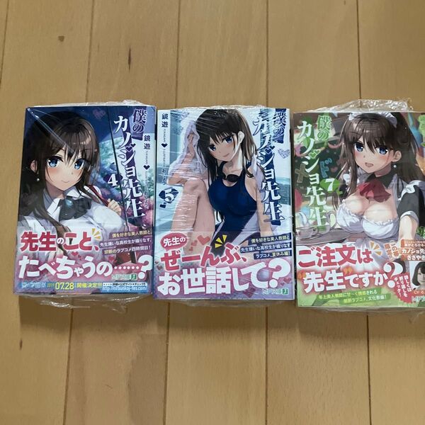 僕のカノジョ先生 小説 4, 5, 7巻