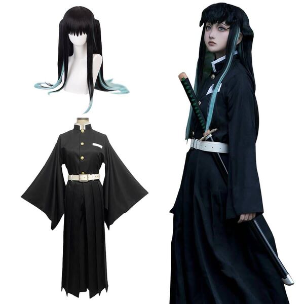 時透無一郎 コスプレ ウィッグ付き サイズ XXL