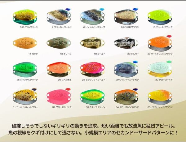 ベルベットアーツ デイジー0.8g 20色コンプセット
