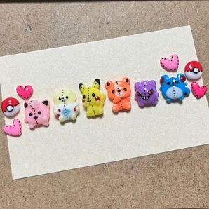 3dネイルパーツ 確認用【ぬいぐるみ風 秋冬 ポケモン ハート ボール 痛ネイル】