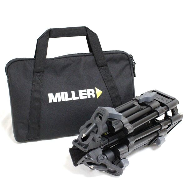 ■極上品■ MILLER 455 ベビー100 2ST 100mm Alloy Tripod 2-Stage Baby