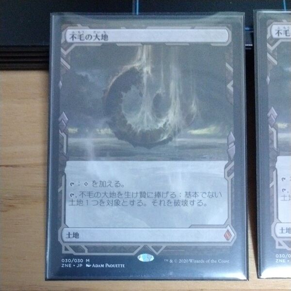 不毛の大地 MTG 日本語 ZNE 3枚セット バラ売り可