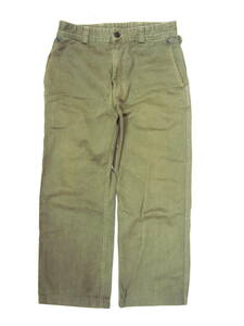 即決☆JOURNAL STANDARD ジャーナルスタンダード ヘリンボーンツイル FATIGUE PANTS ファティーグパンツ M