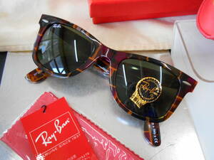  RayBan RayBan Wayfarer WAYFARER солнцезащитные очки RB2140-1106 модный ограничение RARE PRINTS SPECIAL SERIES