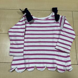 ボーダーカットソー