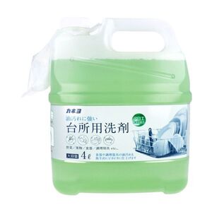カネヨ石鹸 台所用合成洗剤 アロエエキス配合 中性 大容量 4L