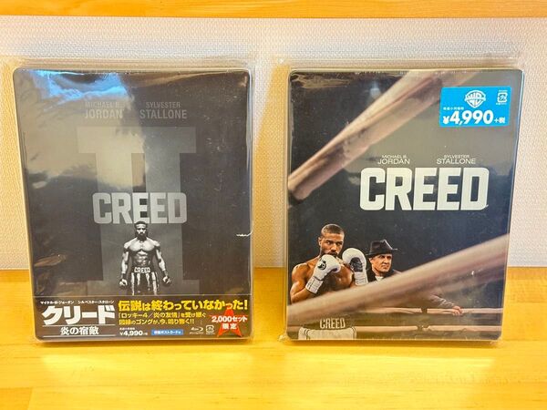 ●【新品未開封】クリードCREED 1&2、初回限定ポストカード付き Amazon限定 スチールブック