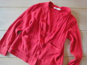 MPS Right on * cardigan long sleeve 140cm red 