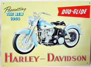 処分品！スチールサイン④harley-davidson