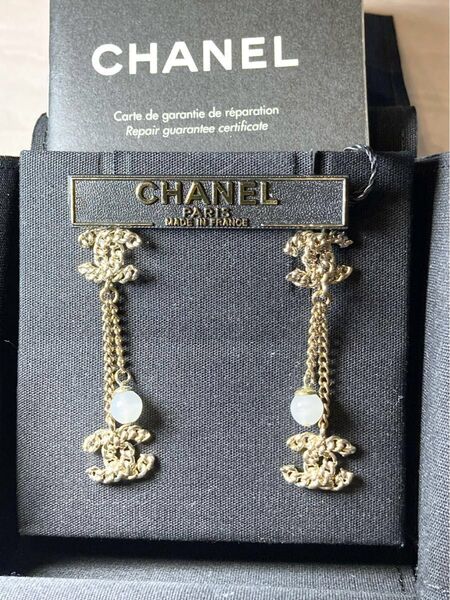 CHANEL シャネル チェーンピアスCHANELピアス正規品・値下げしました