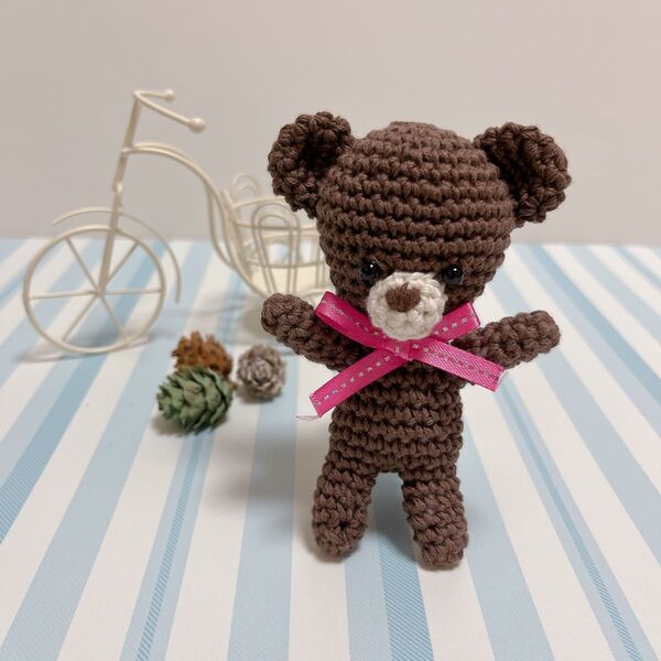 【ハンドメイド】あみぐるみ くま