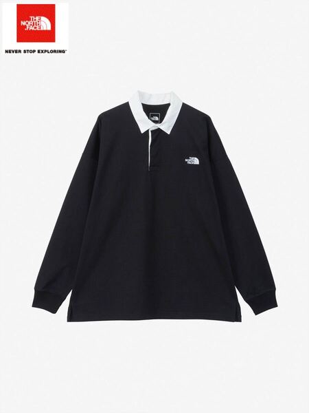 THE NORTH FACE L/S Rugger Shirt Black ザノースフェイス ロングスリーブ ラガーシャツ(ユニセックス)ブラック/黒 NT82437-K/XL/LL