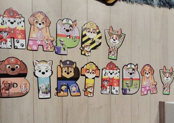 パウパトロール 誕生日飾り