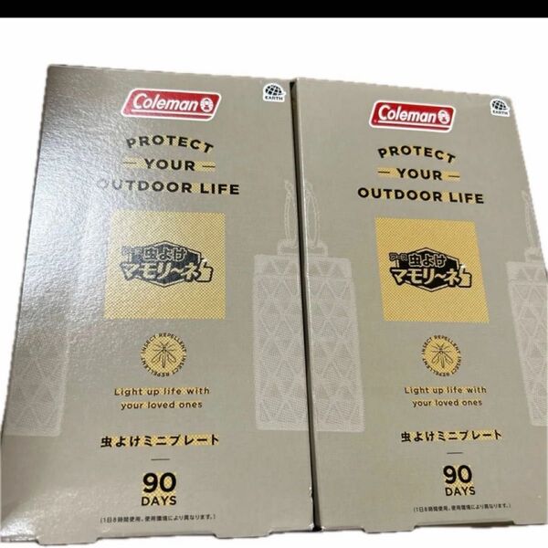 新品 コールマン コラボ 虫よけマモリーネ 90days 2点セット