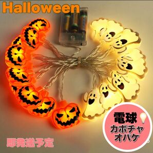 イルミネーション インテリア おばけ かぼちゃ電灯 Halloween電飾 3M20灯 可愛い 電池式