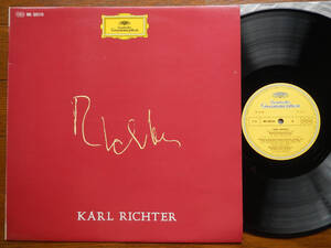 【LP】カールリヒター(MI2010日本グラモフォン1966年NOT FOR SALE非売品クリスマスオラトリオリハーサル風景KARL RICHTER/BACH/GRAMMO)