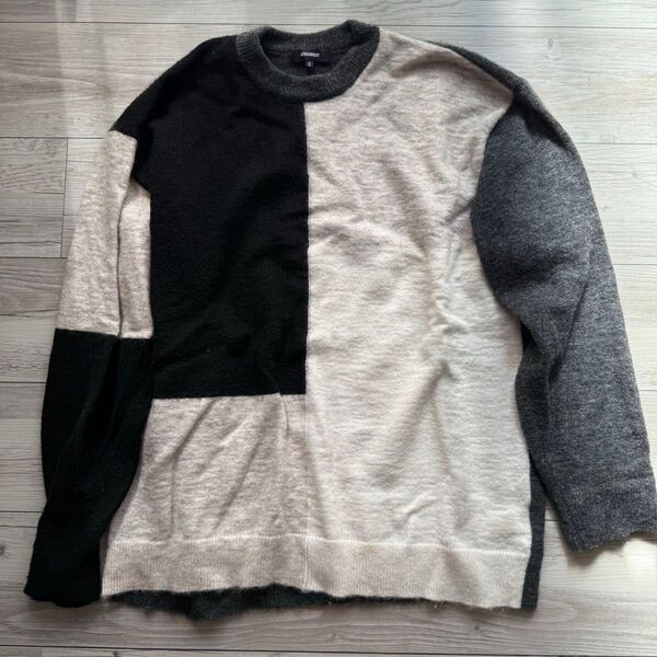 ATTACHMENT アタッチメントINTERSIA MOHAIR KNIT CREWNECK PULLOVER L/S