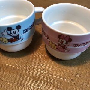 ミッキー&ミニー マグカップ 2点セット!!