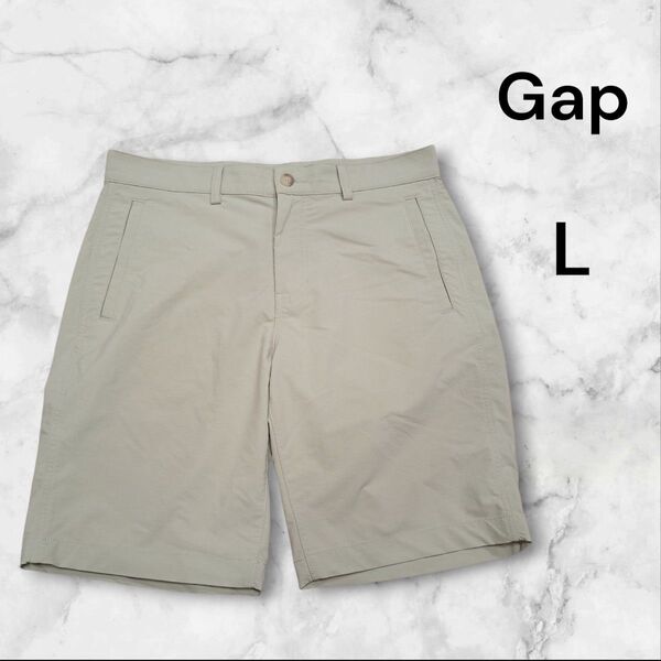 【Gap】 美品 ハーフパンツ ショートパンツ ベージュ L 358