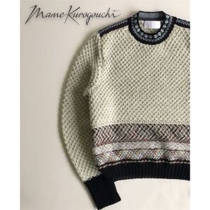 Mame Kurgouchi Lame Tweed Knit Pullover