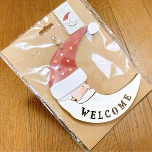 3coins(スリーコインズ)スリコ クリスマス サンタさん ウェルカムオーナメント