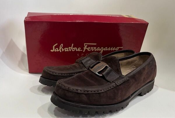 Ferragamo パンプス ローファー ブラウン6 2分の1