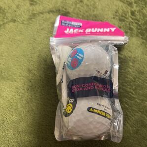 【新品未使用品】Jack Bunny ジャックバニー TEE付きジャック&スマイル柄ボール 262-7983203 2コ入り ネイビー/ブルー110