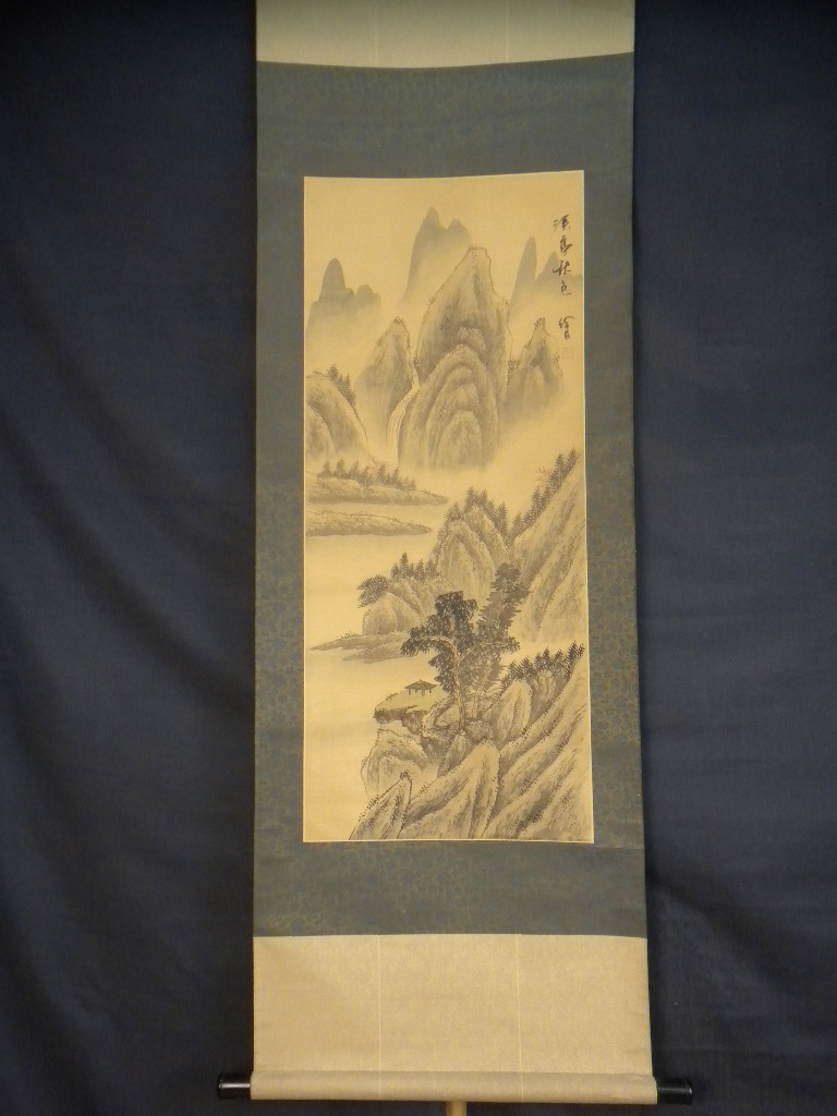 [Reproduction] Hanging scroll, Jingmao, Keitei Autumn Colors, Autumn Scenery, China, Painting, Japanese painting, Landscape, Wind and moon